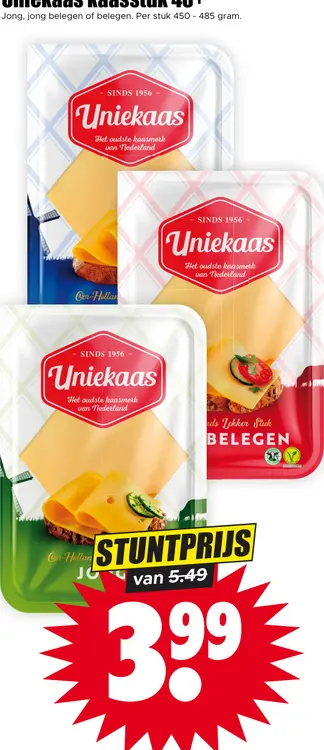 Aanbieding: Uniekaas Kaasstuk 40+