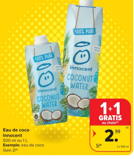 Offre: Eau de coco