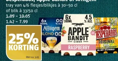 Aanbieding: Desperados, Apple Bandit of Affligem
