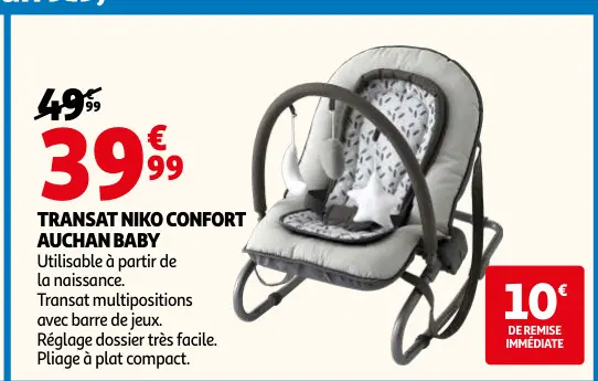 Offre: Transat niko confort