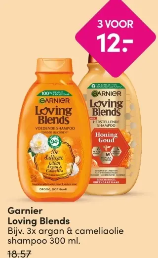 Aanbieding: Garnier Loving Blends