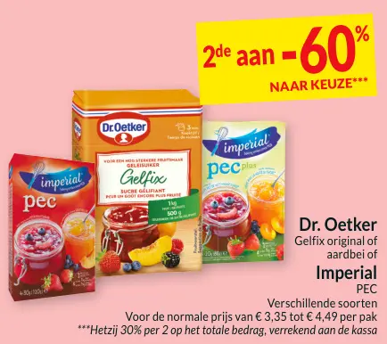 Promotie: Dr. Oetker of Imperial