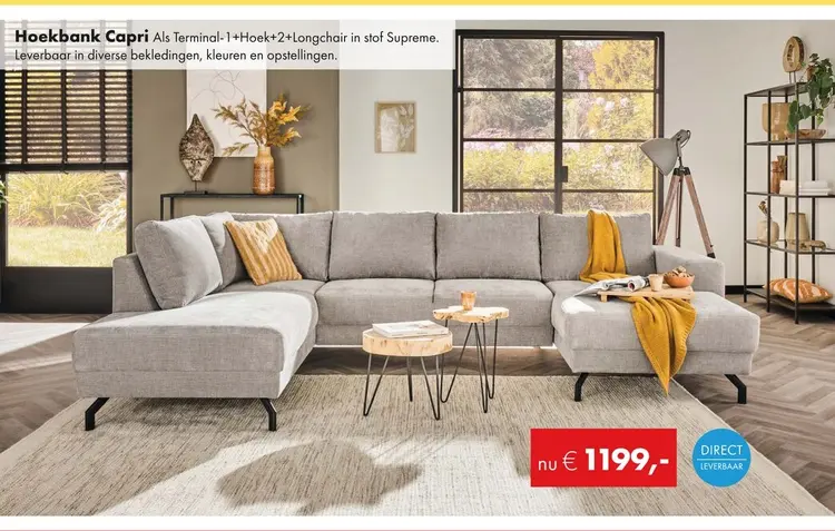 Aanbieding: Capri U-hoekbank