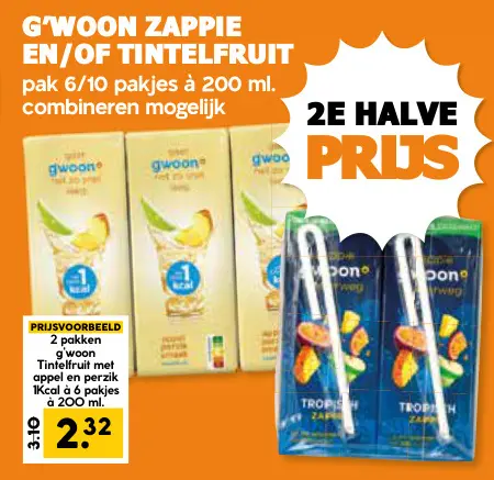 Aanbieding: Zappie en/of Tintelfruit