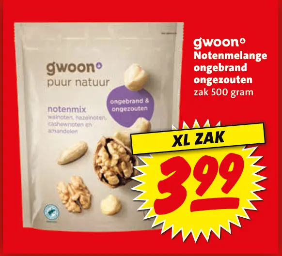 Aanbieding: Notenmelange ongebrand ongezouten