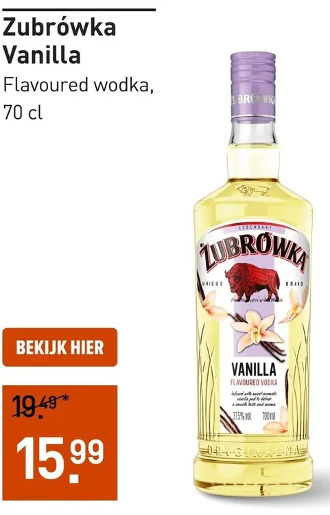 Aanbieding: Zubrówka Vanilla