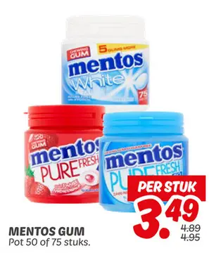 Aanbieding: MENTOS GUM