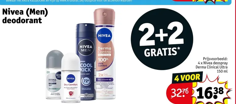 Promotie: Nivea (Men) deodorant