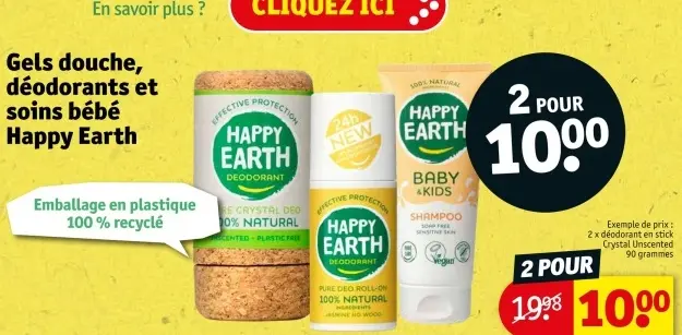 Offre: Gels douche, déodorants et soins bébé