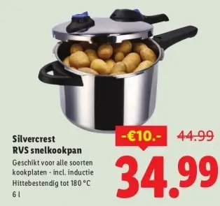 Aanbieding: RVS snelkookpan
