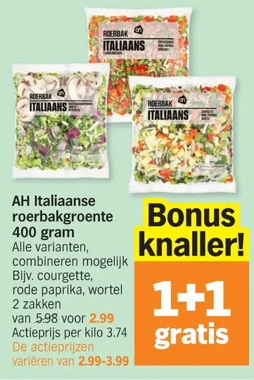 Promotie: Italiaanse roerbakgroente