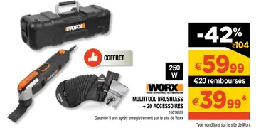 Aanbieding: MULTITOOL BRUSHLESS