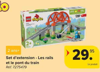 Offre: Set d'extension - Les rails et le pont du train