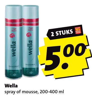Aanbieding: spray of mousse