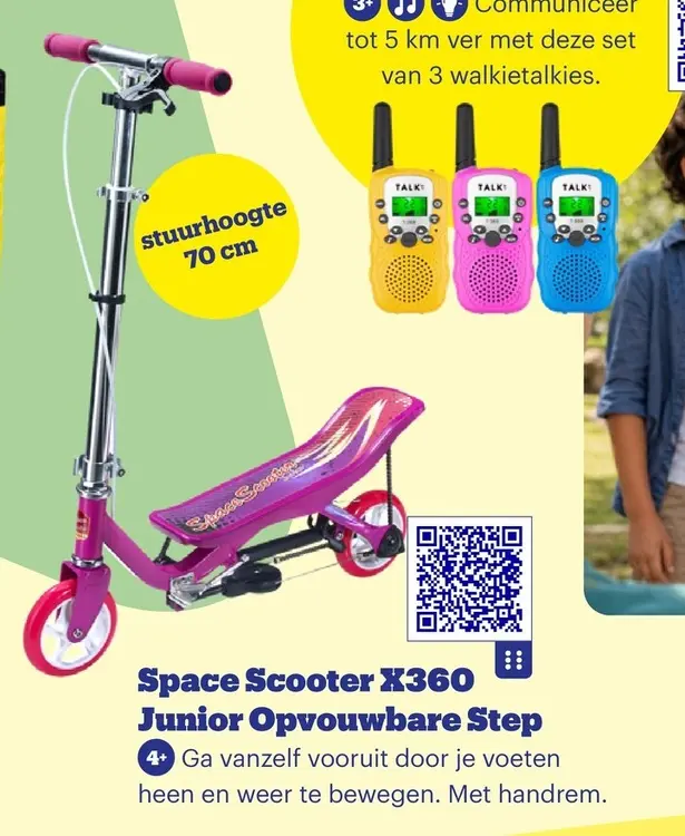 Aanbieding: Space Scooter X360 Junior Opvouwbare Step