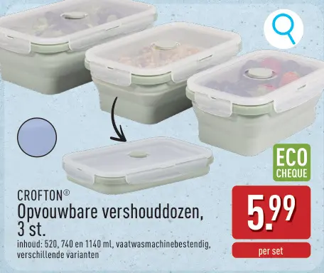 Promotie: Opvouwbare vershouddozen