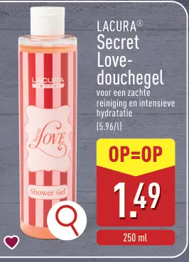 Promotie: Secret Love-douchegel