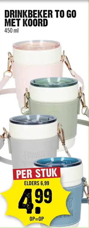 Aanbieding: Drinkbeker to go