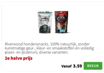 Aanbieding: Riverwood hondensnacks