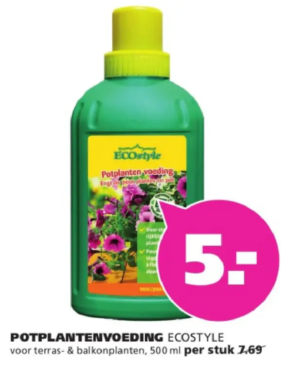 Aanbieding: Potplantenvoeding