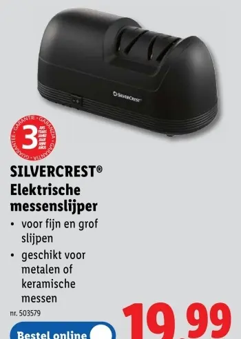 Promotie: Elektrische messenslijper