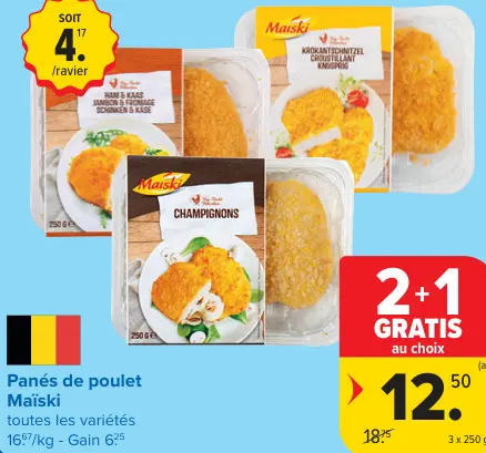 Offre: Panés de poulet