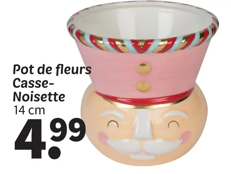 Offre: Pot de fleurs Casse-Noisette