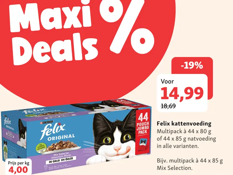 Aanbieding: Felix kattenvoeding