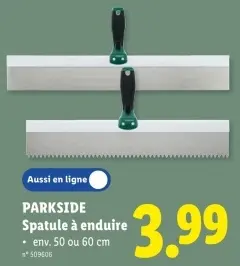 Offre: Spatule à enduire