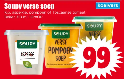 Aanbieding: Soupy verse soep