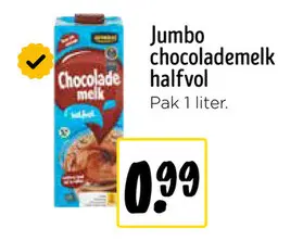 Promotie: chocolademelk halfvol