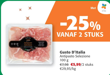 Aanbieding: Gusto D'Italia Antipasto Selezione