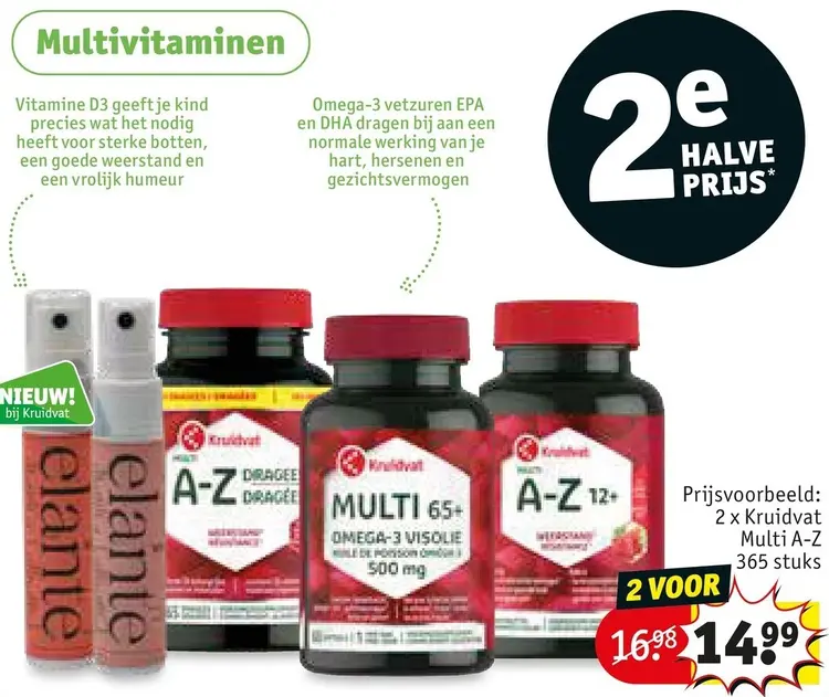 Promotie: Multivitaminen