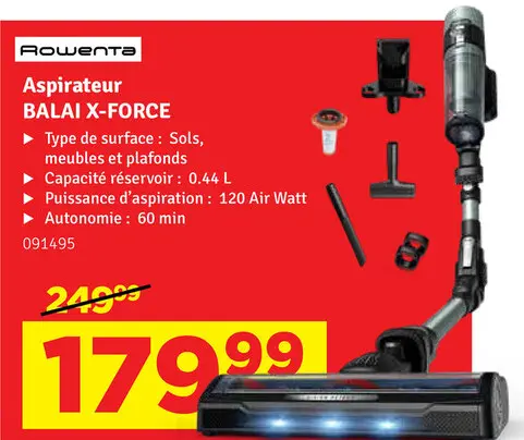 Offre: Aspirateur BALAI X-FORCE