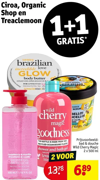 Aanbieding: Ciroa, Organic Shop en Treaclemoon