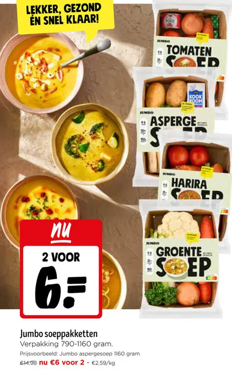 Promotie: Jumbo soeppakketten