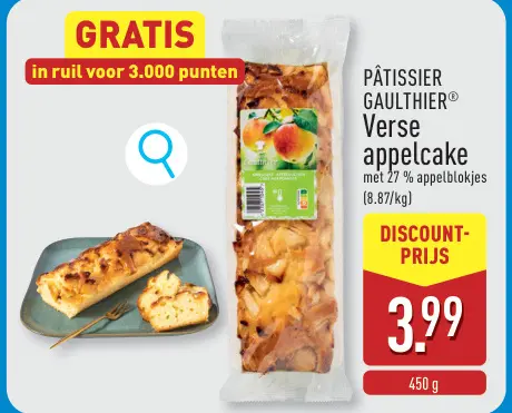 Promotie: Verse appelcake
