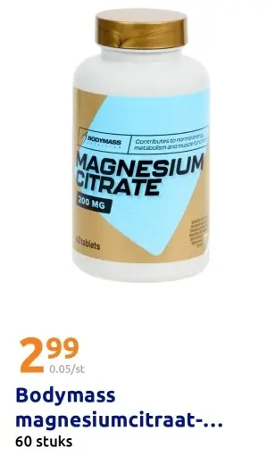 Promotie: magnesiumcitraat