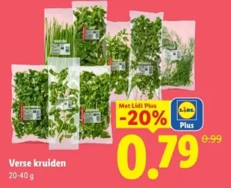 Aanbieding: Verse kruiden