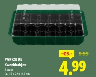 Aanbieding: Kweekbakjes