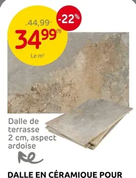 Offre: Dalle de terrasse