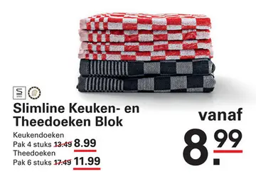 Aanbieding: Slimline Keuken- en Theedoeken Blok