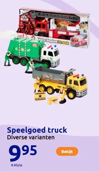 Aanbieding: Speelgoed truck