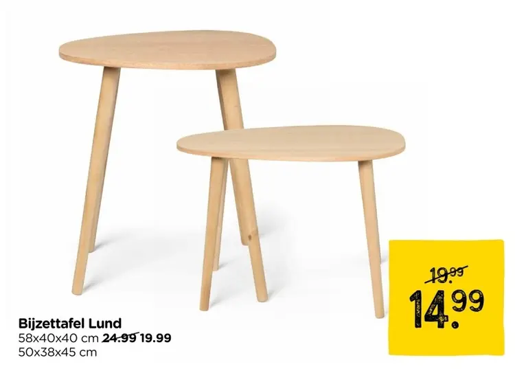 Aanbieding: Bijzettafel Lund