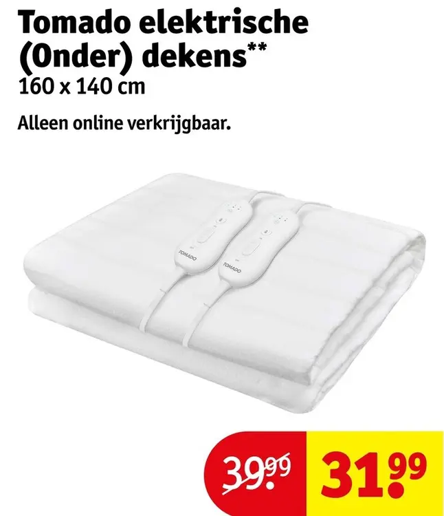 Aanbieding: Elektrische (onder) dekens