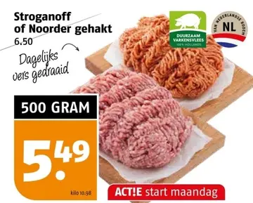 Aanbieding: Stroganoff of Noorder gehakt