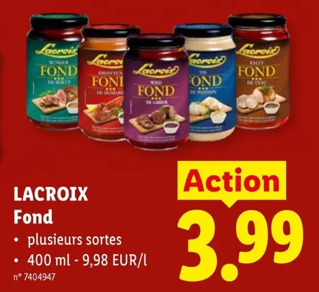 Offre: Lacroix Fond