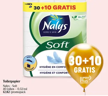 Aanbieding: Toiletpapier Nalys - Soft