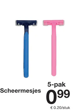 Aanbieding: Scheermesjes