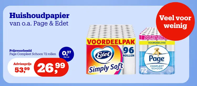 Promotie: Huishoudpapier